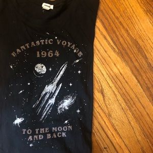 Garage Fantastic Voyage Corset Tee-shirt in Black